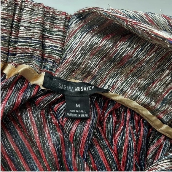 Sabina Musayev Roxana Metallic Mini Dress - Picture 11 of 12